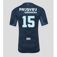 Moški Nogometni dresi Feyenoord Jordan Bos #15 Gostujoči 2025-26 Kratek Rokav